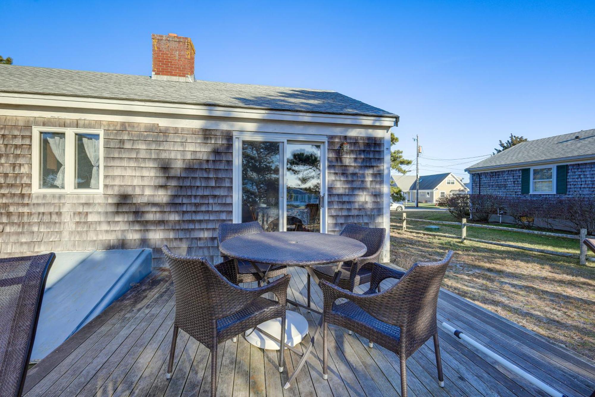 Cape Cod Cottage With Private Dock On Bass River West Dennis Exterior photo